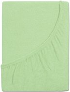 B.E.S. PETROVICE Prostěradlo Froté PERFECT 160 × 200 cm, světle zelené - Prostěradlo