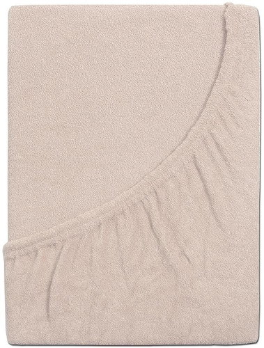 B. E. S. PETROVICE PERFECT terry sheet 160 × 200 cm, brown coffee - Bedsheet - Main image