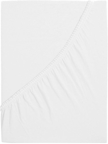 B. E. S. PETROVICE Jersey mat with elastane LYCRA 120 × 200 cm, white - Bedsheet - Main image