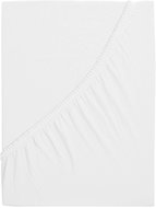 B. E. S. PETROVICE Jersey mattress cover with elastane LYCRA 160 × 200 cm, white - Bedsheet