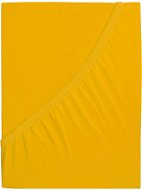 B.E.S. PETROVICE Protěradlo Jersey s elastanem LYCRA 90 × 200 cm, sytě žluté - Prostěradlo