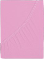 B.E.S. PETROVICE Protěradlo Jersey s elastanem LYCRA 90 × 200 cm, růžové - Prostěradlo