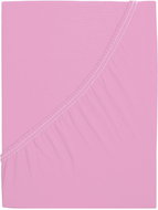 B. E. S. PETROVICE Jersey mat with elastane LYCRA 120 × 200 cm, pink - Bedsheet
