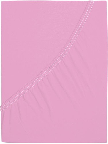 B. E. S. PETROVICE Jersey mattress cover with elastane LYCRA 140 × 200 cm, pink - Bedsheet - Main image