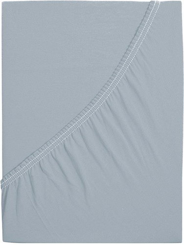 B.E.S. PETROVICE Protěradlo Jersey s elastanem LYCRA 160 × 200 cm, šedé - Bedsheet - Main image