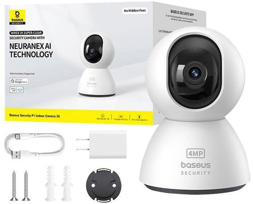 Baseus Security P1 3K white - IP Camera - Main image