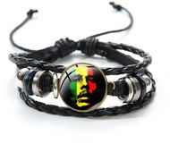 Predator Q1 bőr karkötő - Bob Marley - 1 - Karkötő