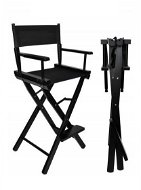 Beautylushh 9917 Dřevěná skládací kosmetická židle, černá - Workshop Chairs 