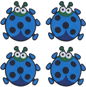 BELLATEX ladybug blue - Coaster