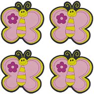 BELLATEX butterfly pink - Coaster