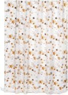 Bellatex bathroom curtain 180 × 200 cm beige stars - Shower Curtain