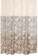 Bellatex bathroom curtain 180 × 200 cm brown leaves - Shower Curtain