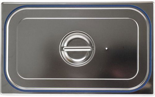 Blanco Lid for gastro container GN 1/1 with handle stainless steel silicone seal - Gastro Container Lid - Main image