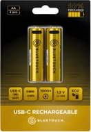 BlueTouch USB-C rechargeable battery, type AA, 4100 mWh, 2 pcs - Rechargeable Battery
