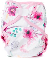Bobánek XL Velcro top panties - Pink flowers - Nappies