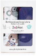 Bobánek Bamboo Diapers Duo Pack Bears in a T-shirt - Cloth Nappies