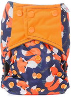 Bobánek Extra absorbent AIO diaper snaps Fox Forest - Cloth Nappies