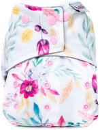 Bobánek Pocket AIO Diaper Premium Snaps Pink Flowers - Cloth Nappies