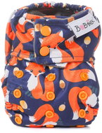 Bobánek Newborn AIO Diaper Snaps Fox Forest - Cloth Nappies