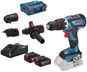 BOSCH Aku SET vrtací šroubovák GSR 18V-60 FC 2x aku 5.0 Ah - Sada aku nářadí