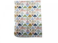 Changing mat (PUL) - Insect hotel, pale blue velour - Changing Pad