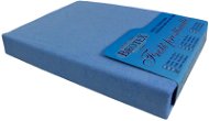 Brotex Froté plachta do postieľky 70 × 140 cm, svetlo modré, detské - Plachta do postieľky