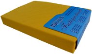 Brotex Froté plachta do postieľky 70 × 140 cm, sýto žlté, detské - Plachta do postieľky