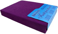 Brotex Terry sheet 80 × 200 cm, dark purple - Bedsheet