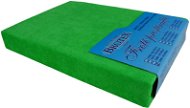 Brotex Froté Plachta na posteľ 80 × 200 cm, zelená - Plachta na posteľ