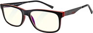 GLASSA Blue Light Blocking Glasses PCG 02, diopter: +0.00 red - Computer Glasses
