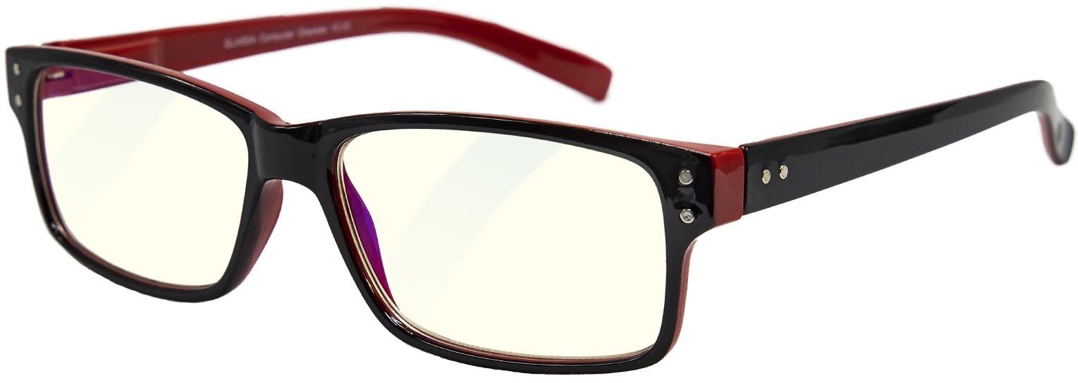 GLASSA Blue Light Blocking Glasses PCG 05, dioptria: +1,00 piros