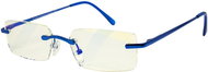 GLASSA Blue Light Blocking Glasses PCG 06, diopter: +0.00 blue - Computer Glasses