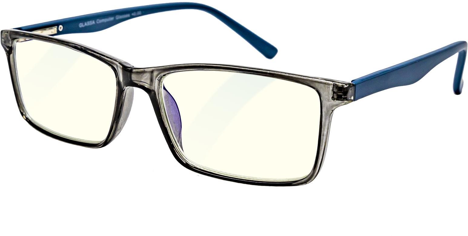 GLASSA Blue Light Blocking Glasses PCG 08, dioptria: +0,00, kék/szürke