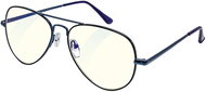GLASSA Blue Light Blocking Glasses PCG 09, diopter: +0.00 blue - Computer Glasses