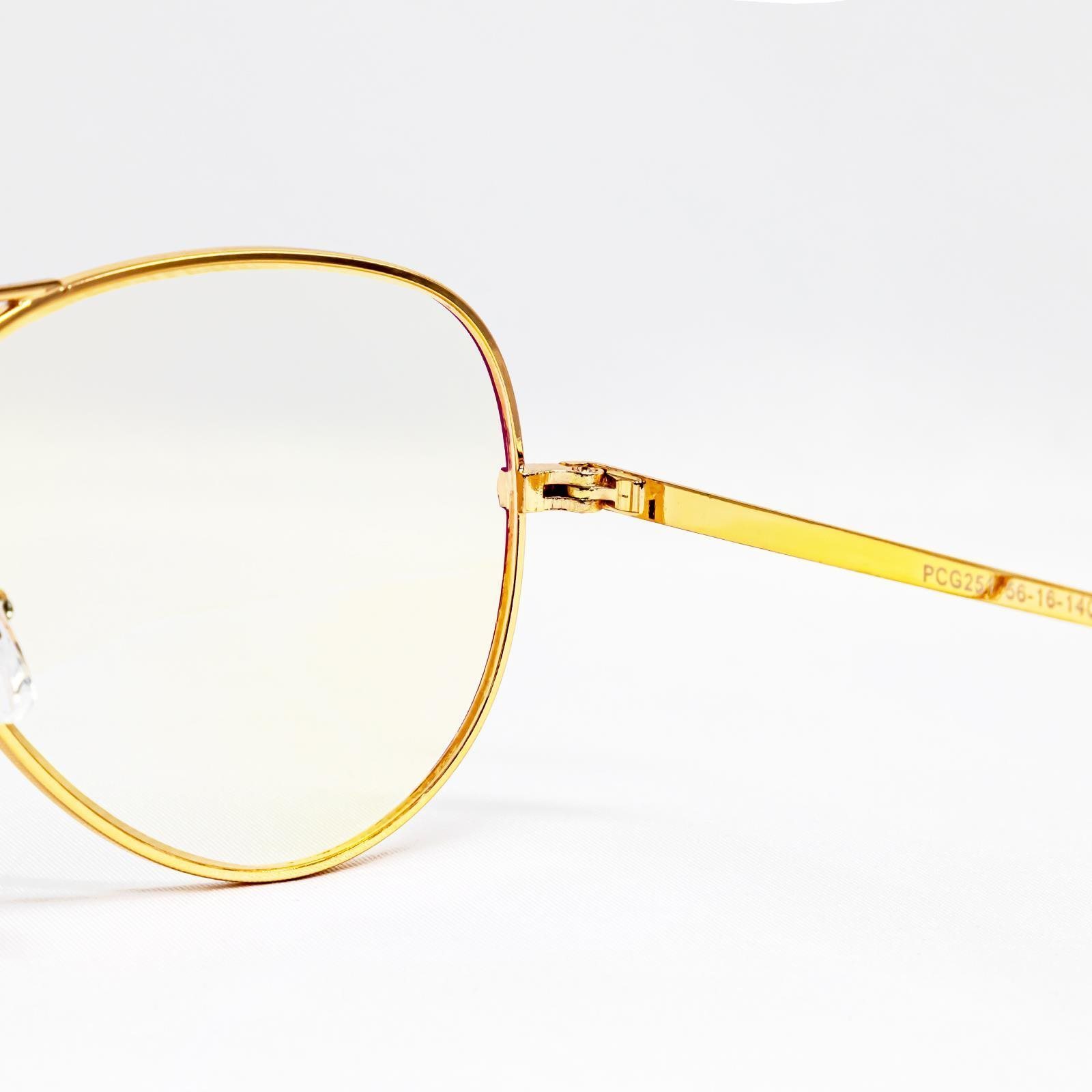 GLASSA Blue Light Blocking Glasses PCG 09, +0,00, piros-arany képe