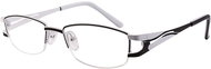 GLASSA reading glasses G 215, +0,50 dio, black/white - Glasses