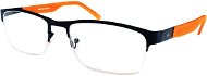 GLASSA brýle na čtení G 230, +0,50 dio, oranžovo/černá - Brýle