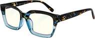 GLASSA Blue Light Blocking Glasses PCG 014, +3,50 dio, blue pattern - Computer Glasses