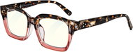 GLASSA Blue Light Blocking Glasses PCG 014, +0,50 dio, red pattern - Computer Glasses