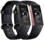 BStrap Silicone Diamond pro Fitbit Charge 3 / 4 black, velikost S - Watch Strap
