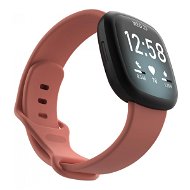 BStrap Silicone na Fitbit Versa 3 orange, veľkosť L - Remienok na hodinky