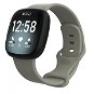 BStrap Silicone pro Fitbit Versa 3 gray, velikost L - Watch Strap