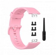 BStrap Silicone pro Huawei Watch Fit, light pink - Watch Strap