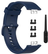BStrap Silicone for Huawei Watch Fit, dark blue - Watch Strap