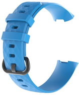 BStrap Silicone Diamond for Fitbit Charge 3/4 blue, size L - Watch Strap
