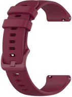 BStrap Silicone Land Universal Quick Release 18mm, vine red - Watch Strap