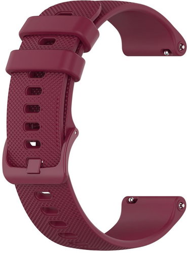 BStrap Silicone Land Universal Quick Release 18mm, vine red - Watch Strap - Main image