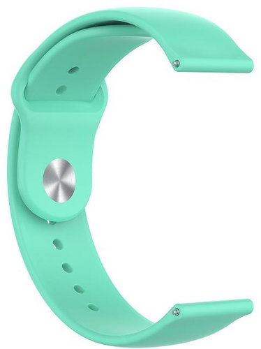 BStrap Silicone Universal Quick Release 18mm, teal - Watch Strap - Main image