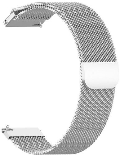 BStrap Milanese Universal Quick Release 18mm, silver - Watch Strap - Main image
