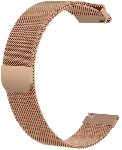 BStrap Milanese Universal Quick Release 18mm, rose gold - Watch Strap - Main image